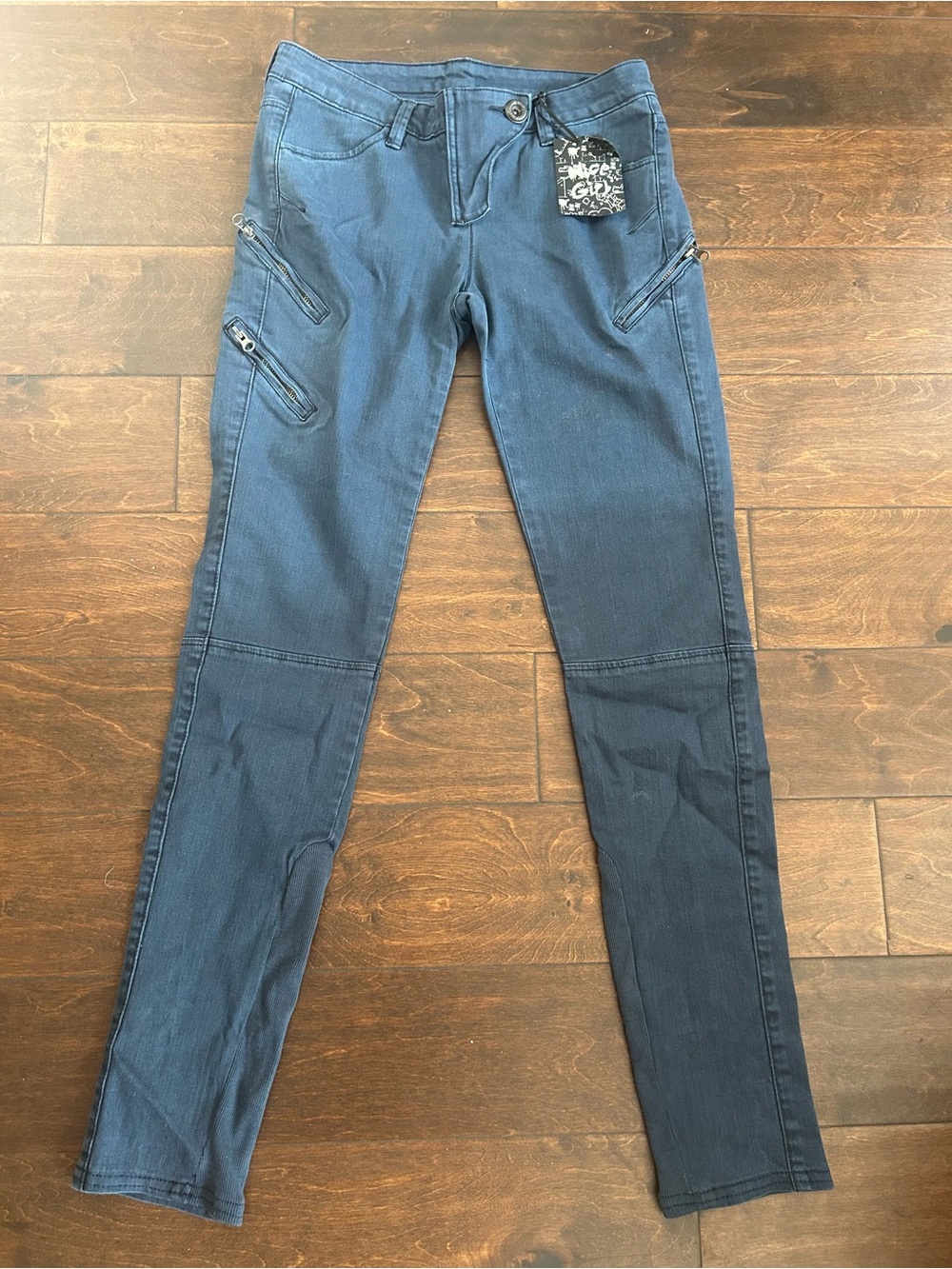 Nice Girl Womenβs Juniors Eur Sz 42 Jeans US 10 Navy Blue New Gscase